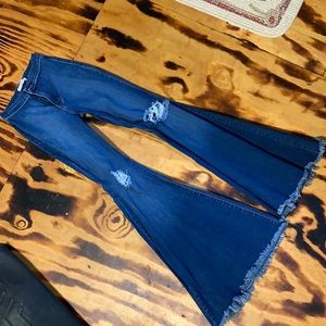 Vibrant MIU bell bottoms